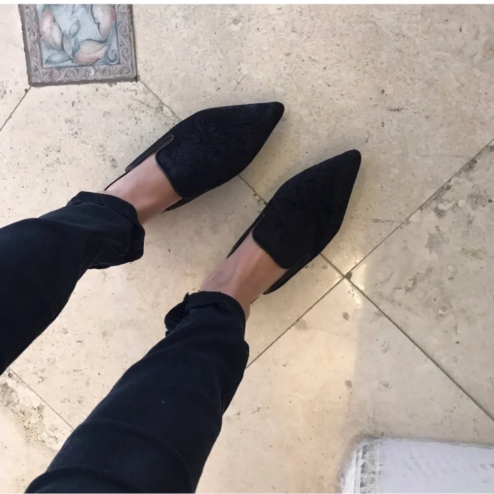 Velvet mules - Picture 2 of 6